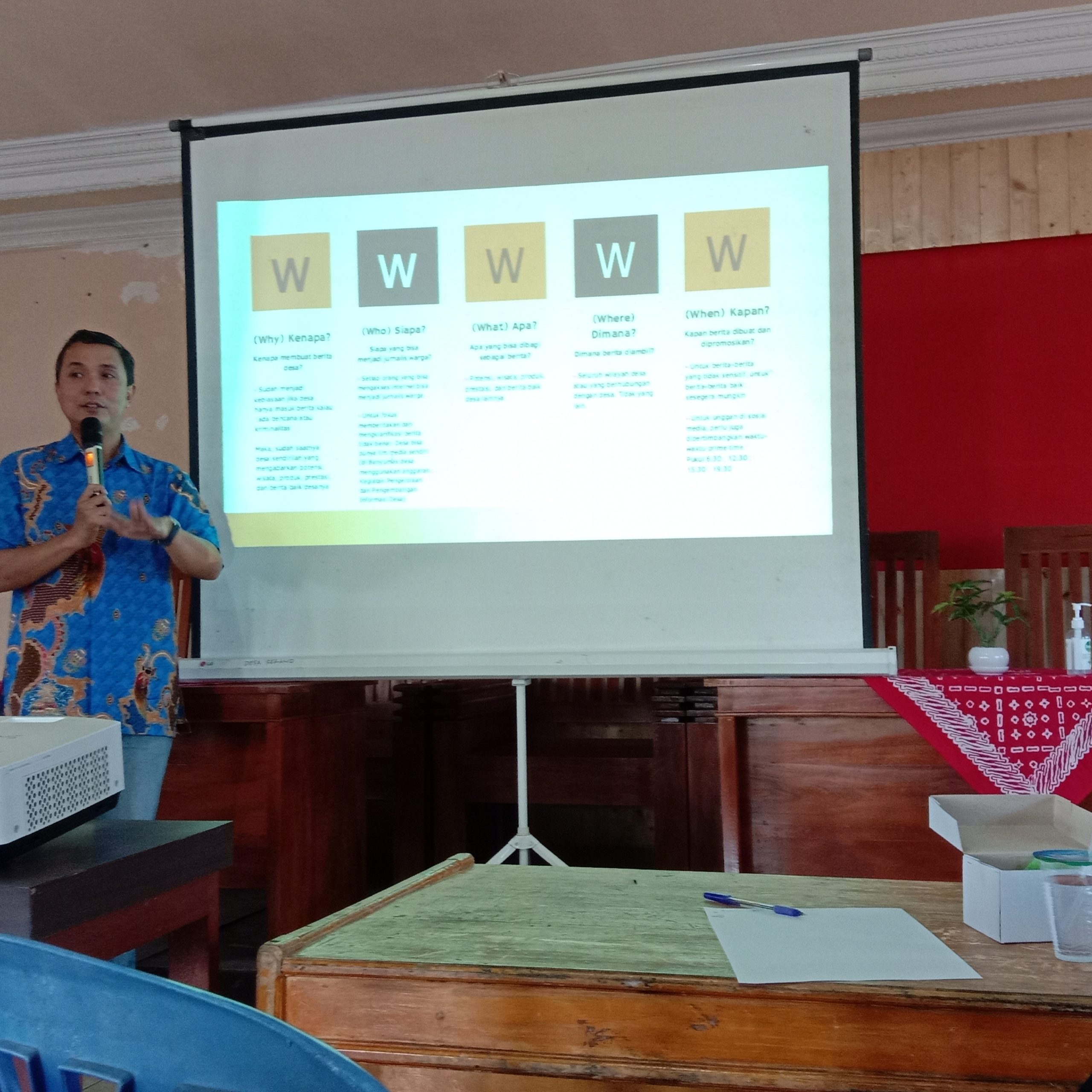 Pelatihan Jurnalisme Desa Serang Purbalingga